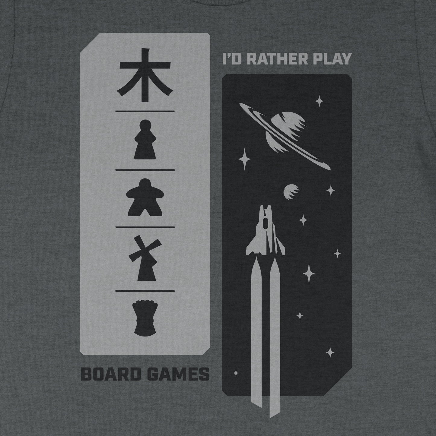 I'd Rather Play Board Games 2.0 - Unisex T-Shirt