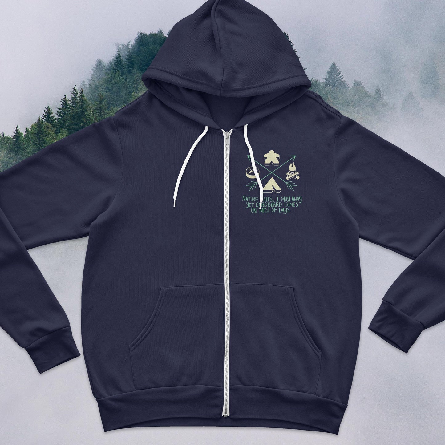 Camping & Board Games - Adult Hoodie