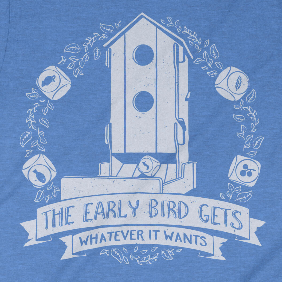 Wingspan Board Game T-Shirt - 'The Early Bird Gets Whatever It Wants' - Unisex