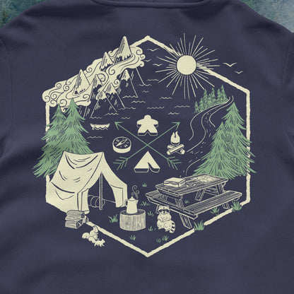 Camping & Board Games - Adult Hoodie